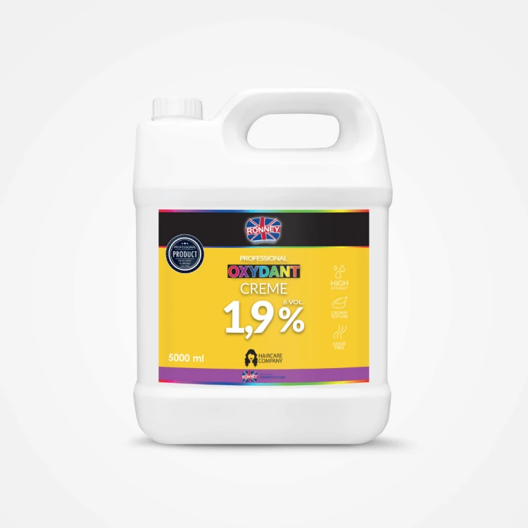 Oksydant Utleniacz Aktywator  1,9% 6 vol. 5000 ml - RONNEY Professional