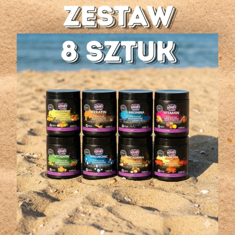 Zestaw Masek RONNEY do włosów 1L