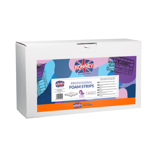 RONNEY Professional Paski piankowe 35x11 cm - 150 szt/opak
