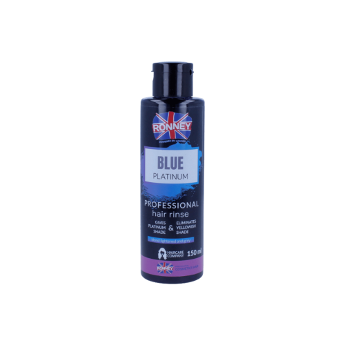 RONNEY Professional Płukanka - BLUE PLATINUM HAIR RINSE 150 ml