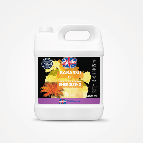RONNEY SZAMPON ENERGETYZUJĄCY BABASSU OIL ENERGIZING THERAPY DO WŁOSÓW FARBOWANYCH I MATOWYCH