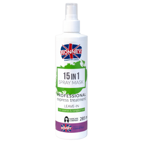 RONNEY Professional SPRAY Maska do włosów 15 in 1 for course &amp; tangled hair - 285 ml