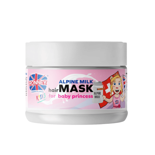 RONNEY Dla dzieci TO SWITZERLAND - Maska do włosów ALPEJSKIE MLEKO 300 ml