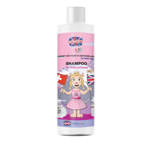 RONNEY Dla dzieci TO SWITZERLAND - Delikatny Szampon ALPEJSKIE MLEKO 300 ml