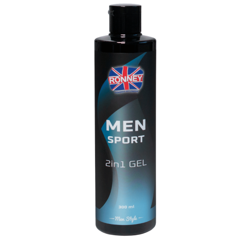 RONNEY Professional MEN 2in1 Szampon i żel pod prysznic SPORT 300ml